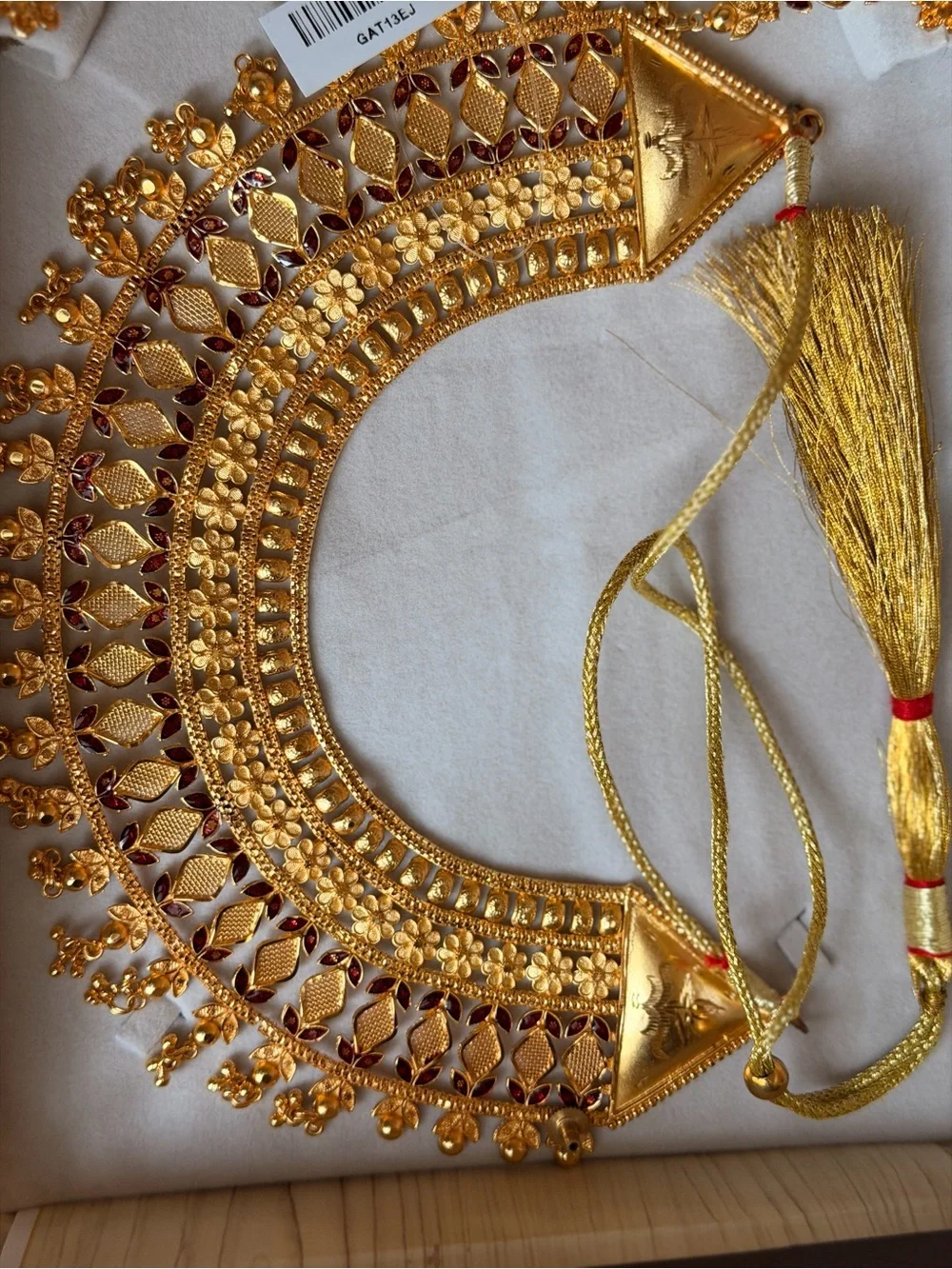 Premium Gold plated brass Indian tradi Traditional style Necklace Set